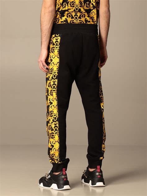 versace jeans jogging pants|Versace pink label pants.